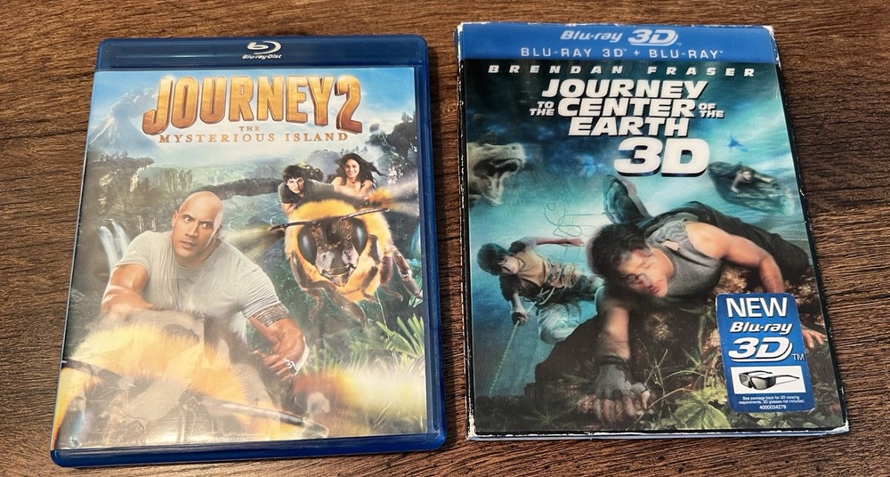 Journey Bundle: Journey 2 Blu-ray & Journey To The Center Of The Earth 3D