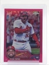 JUAN YEPEZ 2023 TOPPS CHROME UPDATE MAGENTA REFRACTOR /399 Q0M-612