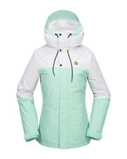 's Bolt Insulated Snowboard Ski Winter Hooded Jacket, Wasabi S5