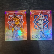 2016-17 Panini Excalibur Crusade Red #d 01/99 Wilt Chamberlain #81 HOF + Lavine