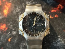 Citizen Chronograph Titanium 18K 750 Gold