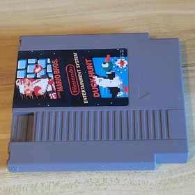 1985 Nintendo NES Super Mario Bros. & Duck Hunt Cartridge Only Tested & Works
