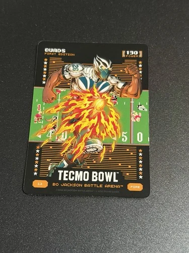 Bo Jackson Battle Arena TECMO Bowl Quads Fire #12 - Saquon Barkley