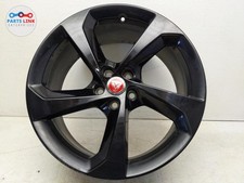 2017-21 JAGUAR F-PACE WHEEL RIM 19X8.5 19" 5 SPOKE BLACK FAN CAP X761 5x108