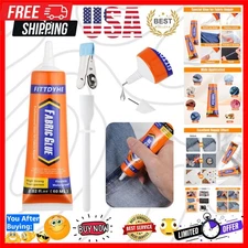 Washable Clear Fabric Glue 60 ML - Precision Tip for Easy Application & Repairs