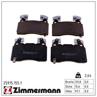 Zimmermann 25915.155.1 Bremsbelagsatz, Scheibenbremse