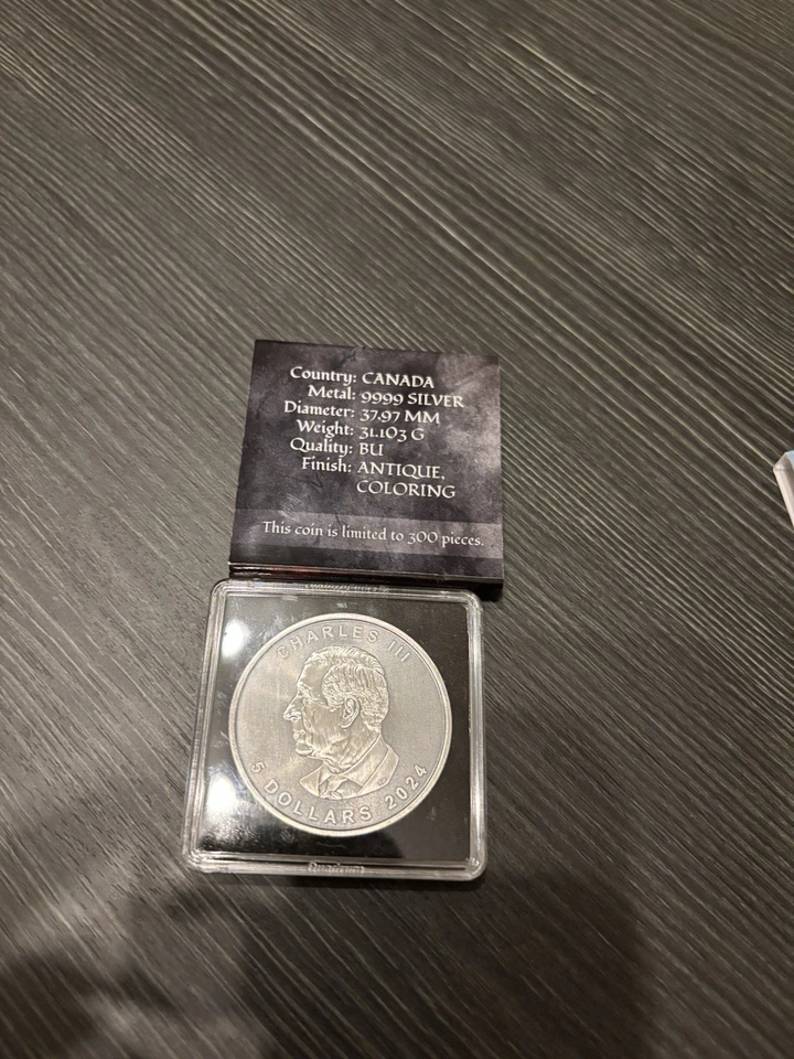 Maple Leaf Knights of Honour Lion of War 1 Oz Silber 2024 Canada Silbermünze - Bild 3 von 3