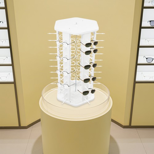 Glasses Display Stand Sunglasses Storage Organizer 60-Pair Eyewear Display Stand - Picture 9 of 24