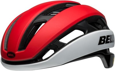 Bell XR Spherical Bicycle Helmet - Matte/Gloss Crimson/White - Size L #8