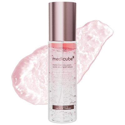 Jelly Mist Serum with Pink PDRN Collagen | Dual-Texture Glow Spray with Niacinam