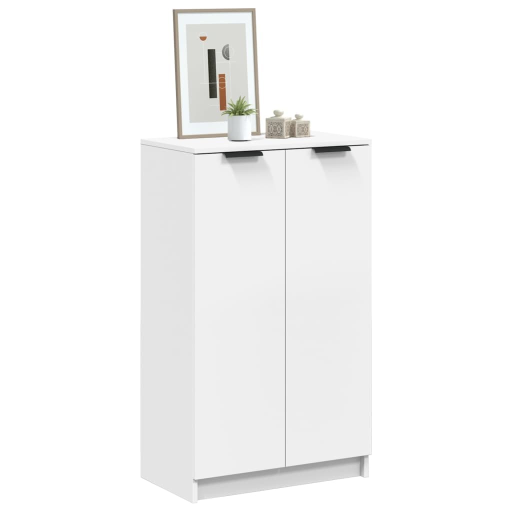 Scarpiera Bianca Legno 100,5 cm Altezza | Organizer Scarpe Economico