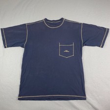 Vintage 2000s Y2K JNCO Jeans Pocket T Shirt Adult Fits L Blue USA Made Mens