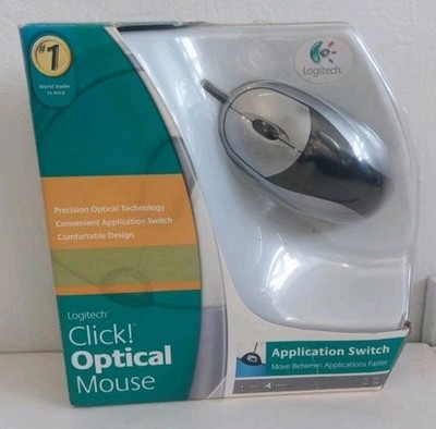 Logitech Click! Optical Mouse M-BT85 USB, Works Great (88)