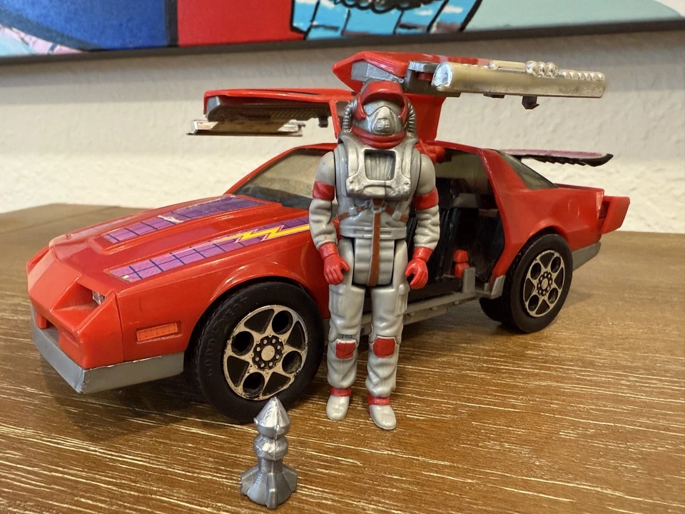 CASI COMPLETO 95% DE COLECCIÓN 1985 M.A.S.K. Thunderhawk Matt Trakker y 1 Bomb Kenner Foto 2 de 4