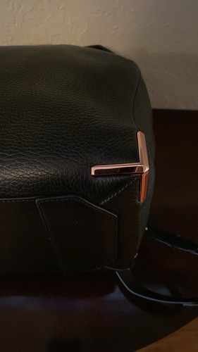 ALEXANDER WANG Backpack Prisma Skeletal Pebbled Leather Rose Gold dust bag Great - Picture 16 of 16