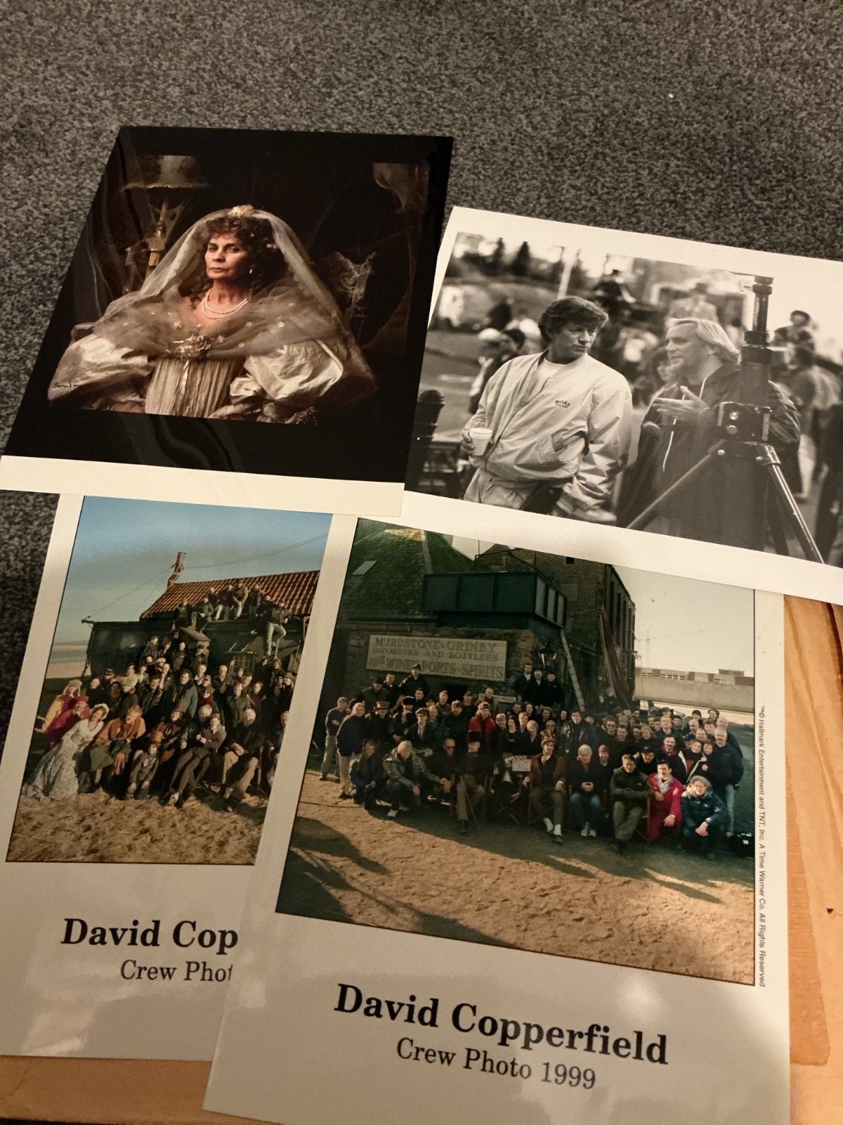 Greg Smith Film Producer 1939-2009 , David Copperfield  set of 4 Photographs.