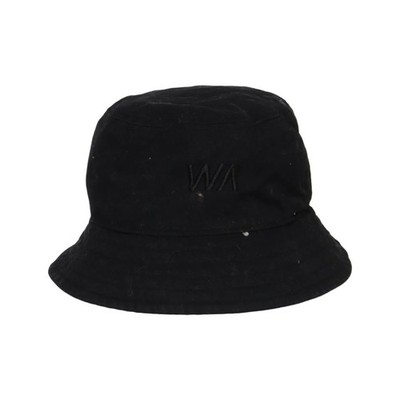 Wahts, Bucket hut, Größe: 52, Baumwolle, Schwarz, Unisex (Erwachsene) #vcE