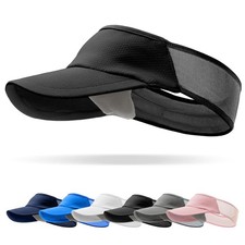 Sport Sun-Visor Hat Men Summer UV Protection, Lightweight Cooling Golf Runnin...
