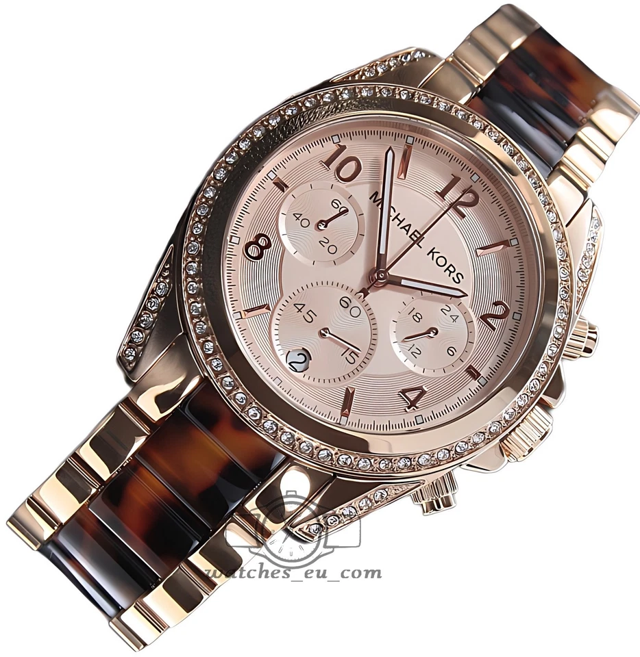 MICHAEL KORS BLAIR MK5859 ROSE GOLD DIAL TWO TONE STRAP BRAND NEW - SALE!!! - Image 4 of 4