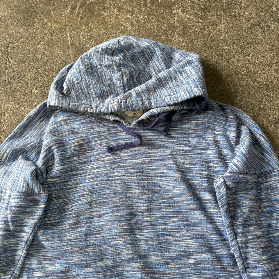 Volcom Sudadera con Capucha Mujer Talla L Grande Azul Pullover Suéter Monopatín Informal Foto 2 de 4