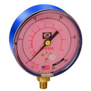 #ad JB Industries M2 410 Pressure Gauge 2 1 2quot; Liquid Filled 0 500 PSI 1 8quot; MPT $42.58