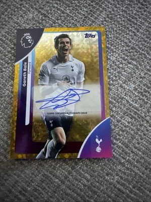 Topps Premier League 2025/2026 Signed Gareth Bale 29/50 Gold | eBay UK