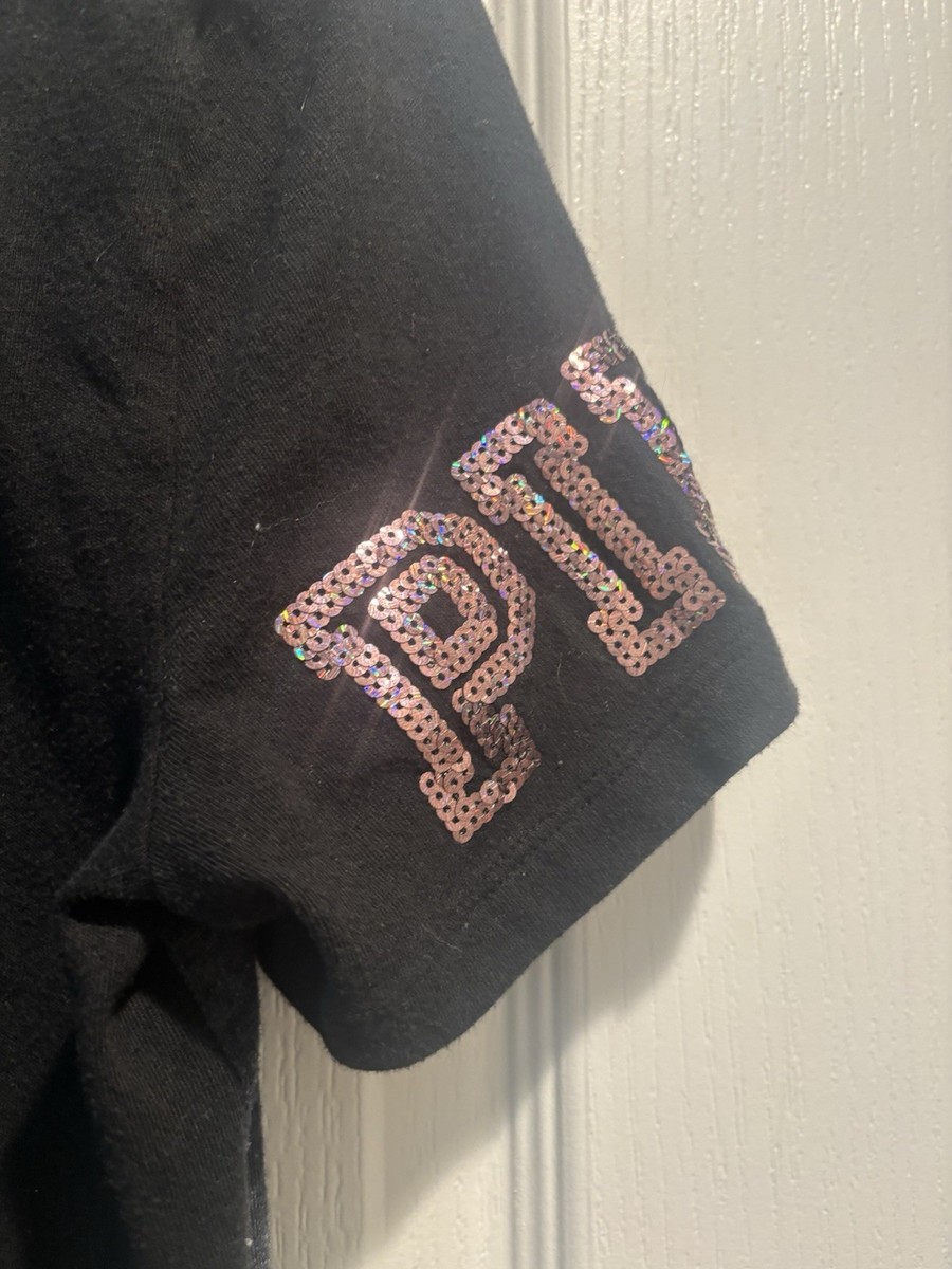 Débardeur Crop Victoria's Secret - Rose à Paillettes - Étoiles Patriotiques - Neuf Avec étiquette