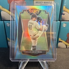 Ryan Weathers 2021 Select Carolina Blue Prizm #168 /35 Padres RC Rookie