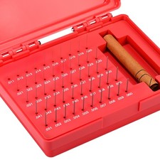 0.011  -0.060  Pin Gauge Set, Steel Gauge Pin Set with Storage Case, 50pcs Pin...