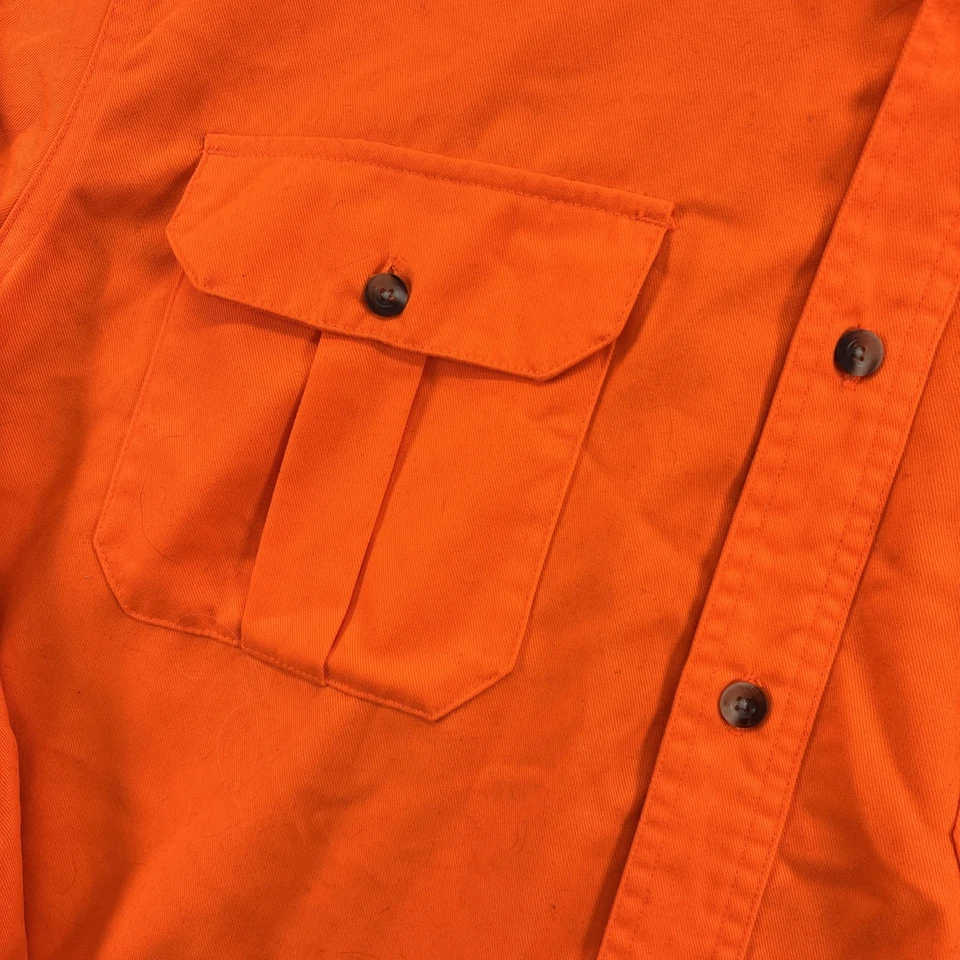 Camisa de Caza Cabela's Naranja Brillante Para Hombre Grande Reg Seguridad Campo Exterior Equipo Foto 3 de 4