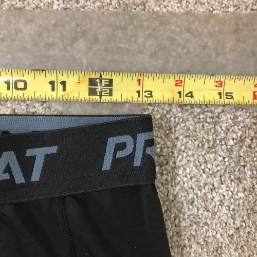 HYCOPROT Pro Combat Leggings Large Adult Black Compression Stretch Pull On Mens image 6