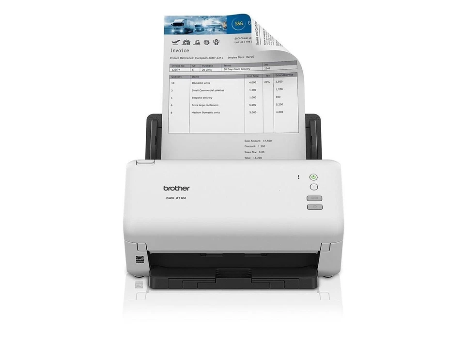 Brother ADS3100 600 x 600 dpi Sheet Fed High-Speed Desktop Scanner for Small - Image 2 of 4