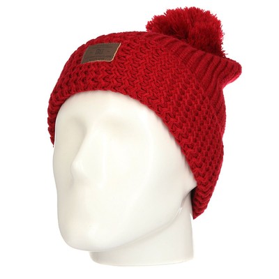 DC Shoes Shells Worth Bobble Skateboard Skater Wintersport Beanie Mütze RRD0