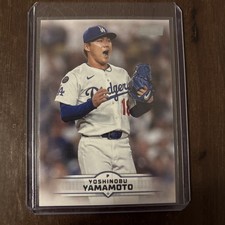 🔥 2025 Topps Stadium Club Baseball #184 Yoshinobu Yamamoto, Los Angeles Dodgers