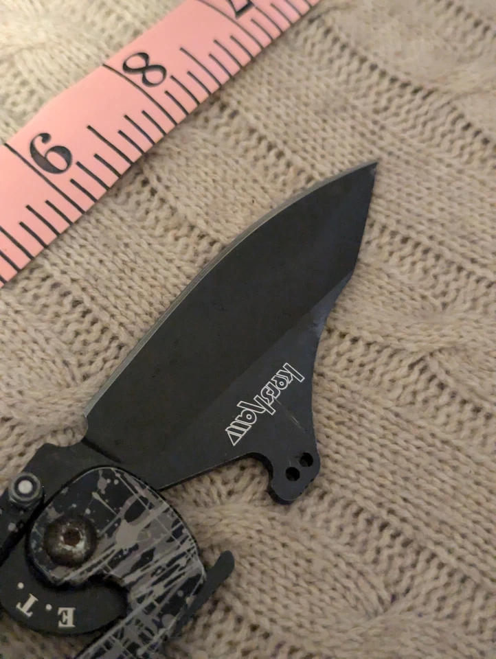 Kershaw 1900 UCBLK E.T. Urban Camo Folding Knife Rare Unusual Folder USA MADE - Image 4 of 4