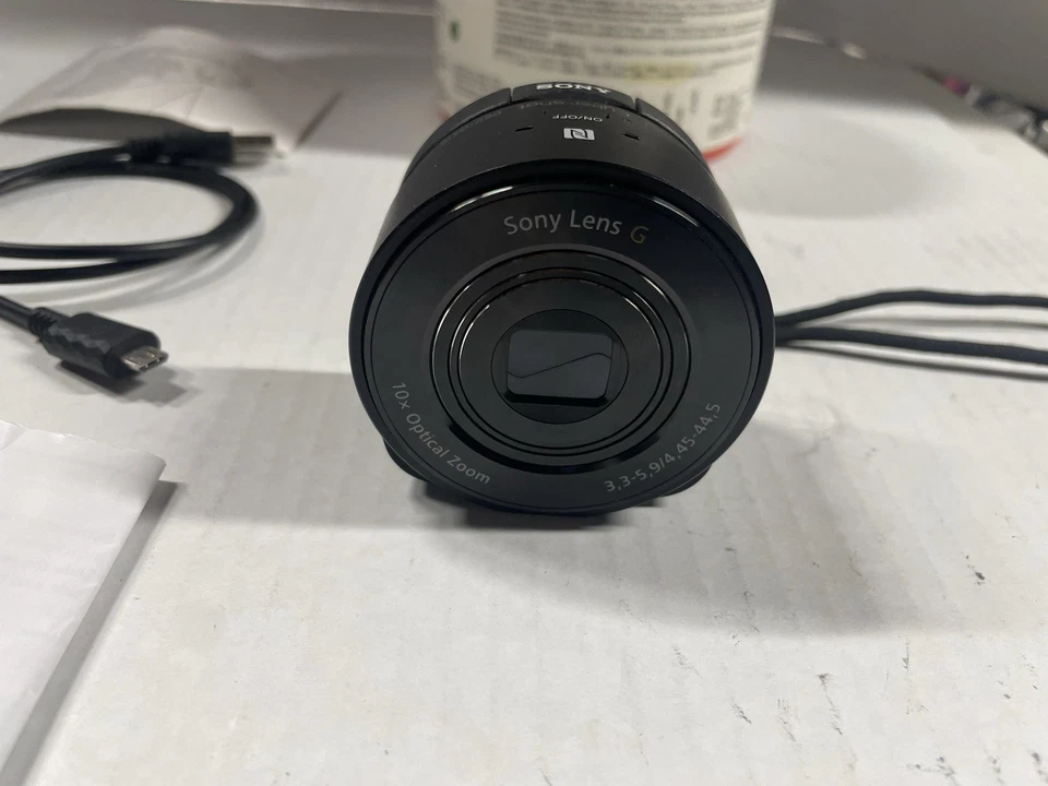 Sony Cyber-shot DSC-QX10 18.2MP Digital Camera Black For Smartphone Tested Works - Image 4 of 4