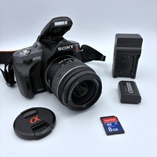 Sony Alpha a330 10.2MP DSLR Camera w/ 18-55mm SAM Lens  8gb SD Card - READ