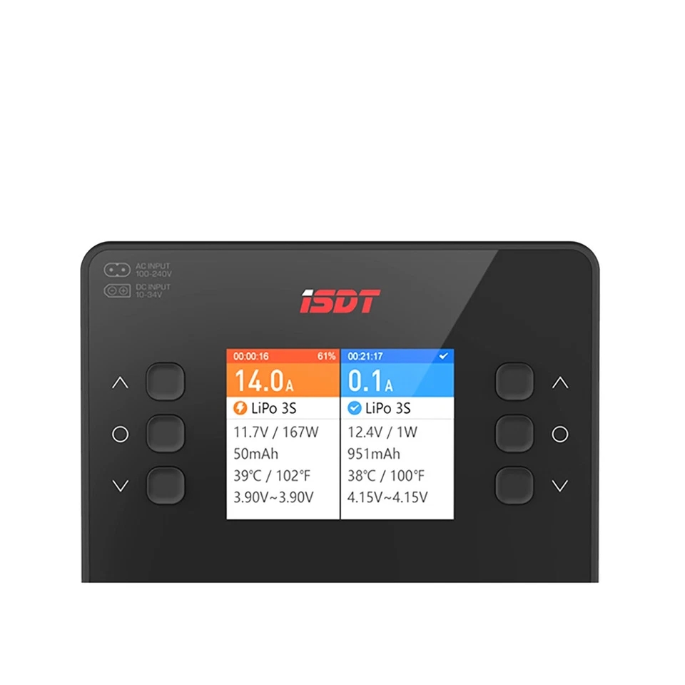 ISDT K2 AC 200W DC 500Wx2 Balance Charger Discharger for Lipo NiMh Pb Battery - Image 3 of 4
