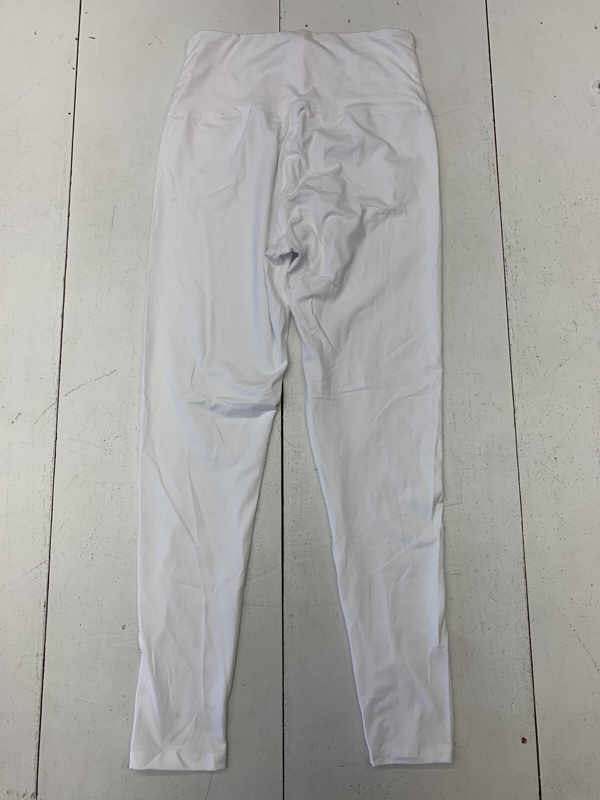 Womens White Athletic Leggings Size Large eBay