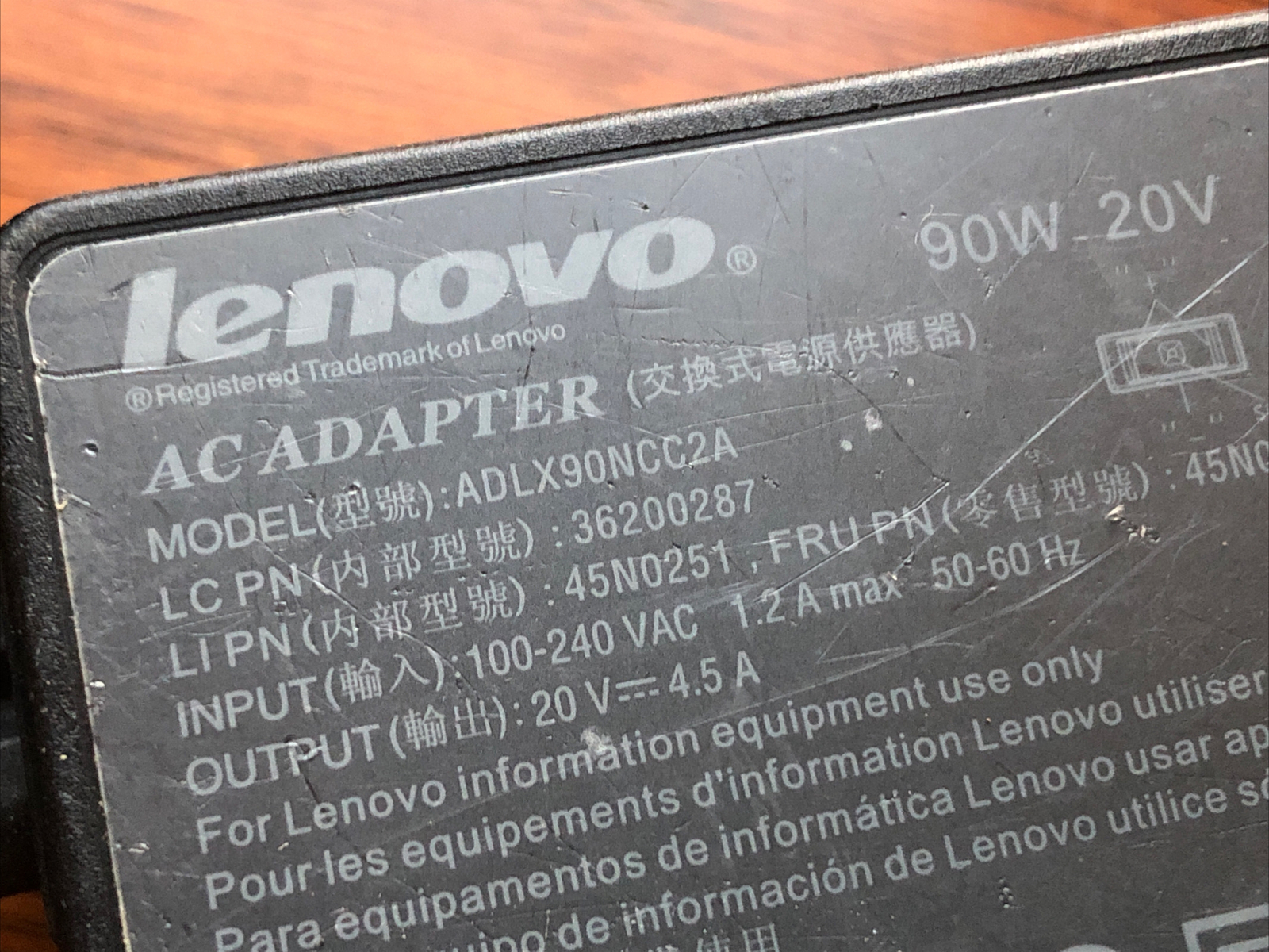 LENOVO SA10R16894 45W X Genuine AC Power Adapter Wholesale for 