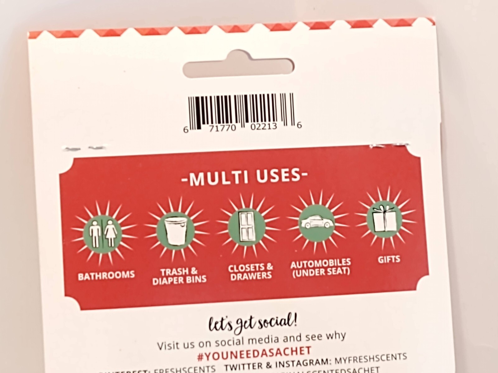 Fresh Scents Merry Bright Christmas Bird Leigh Brown Sachets 3 pack