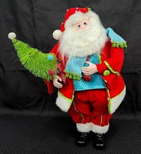 Santa Claus Whimsical Table Top Figure Decoration 19 Inch Christmas Holiday Red