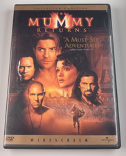 The Mummy Returns (DVD) 2001 Brendan Fraser, Rachel Weisz, John Hannah TESTED