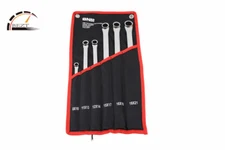 8-21mm Cr-V Stahl Extra Lang Doppel Kiste Ende Ratsche Schlüssel Tool-Set 6Pcs