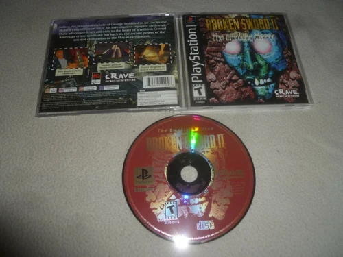 PLAYSTATION PS1 PS2 VIDEO GAME BROKEN SWORD II THE SMOKING MIRROR COMPLETE
