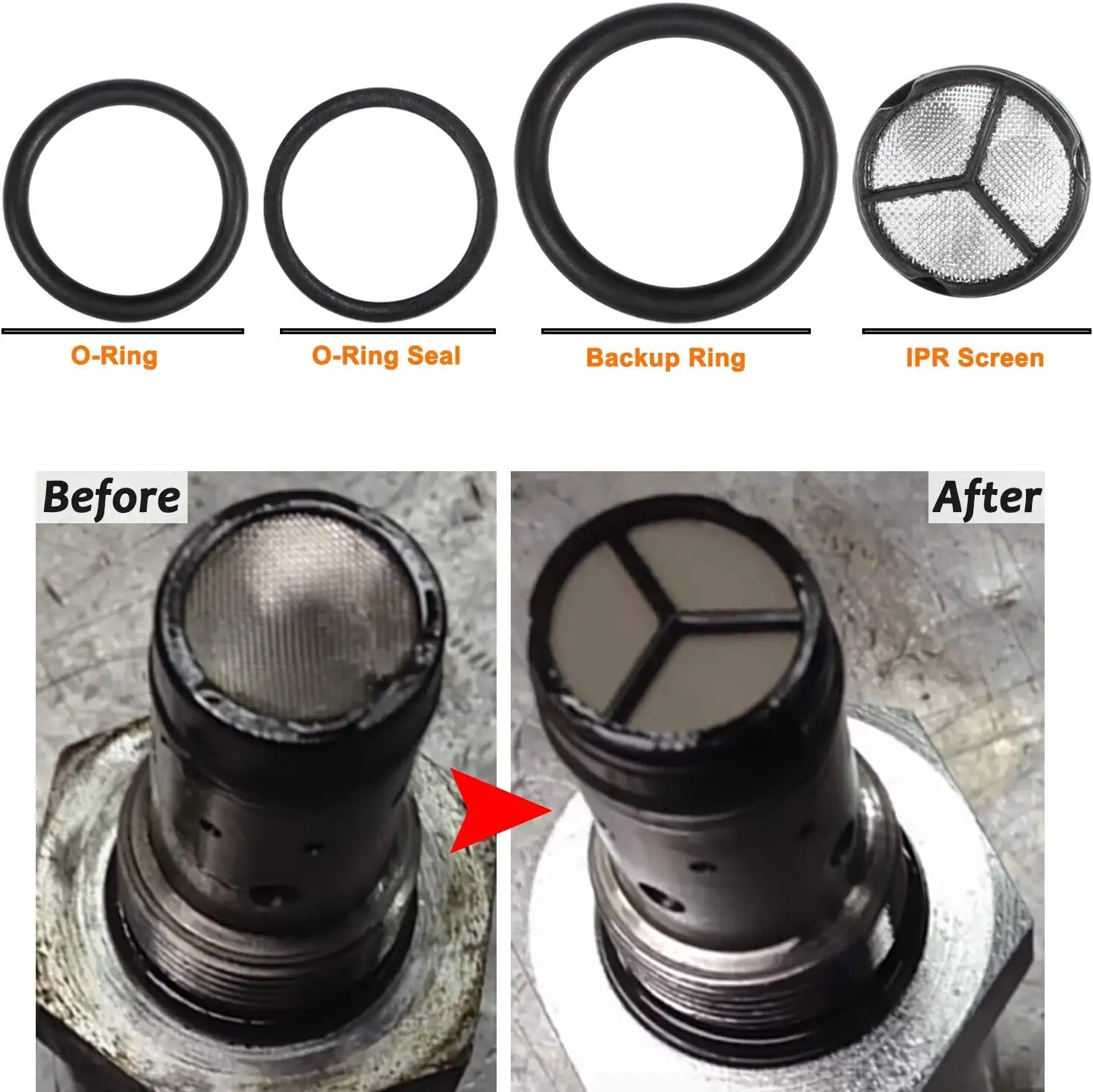 ICP Oil Fuel Rail Adapter IPR Valve Air Test Fitting Tool for 2003-10 Ford 6.0 thumbnail 10