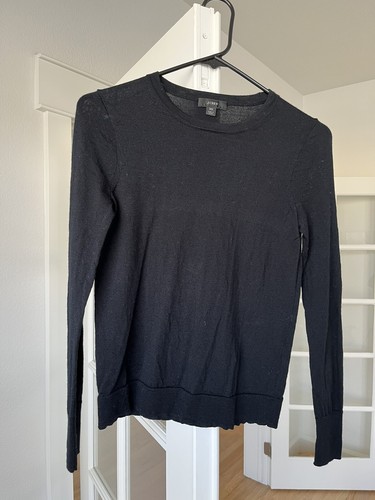 Haut Manches Longues J.Crew - Taille XS, Couleur Navy (bleu Marine) - Occasion En Très Bon état