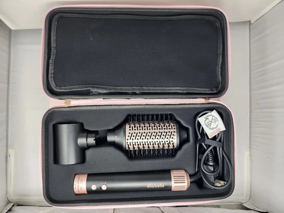 ELLA BELLA 6 in 1 Hot Air Styler, Hair Dryer & Straightener New - Open Box - Image 3 of 4