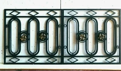 Garde corps Grille de protection en fer de fonte XX siècle - Photo 1/4