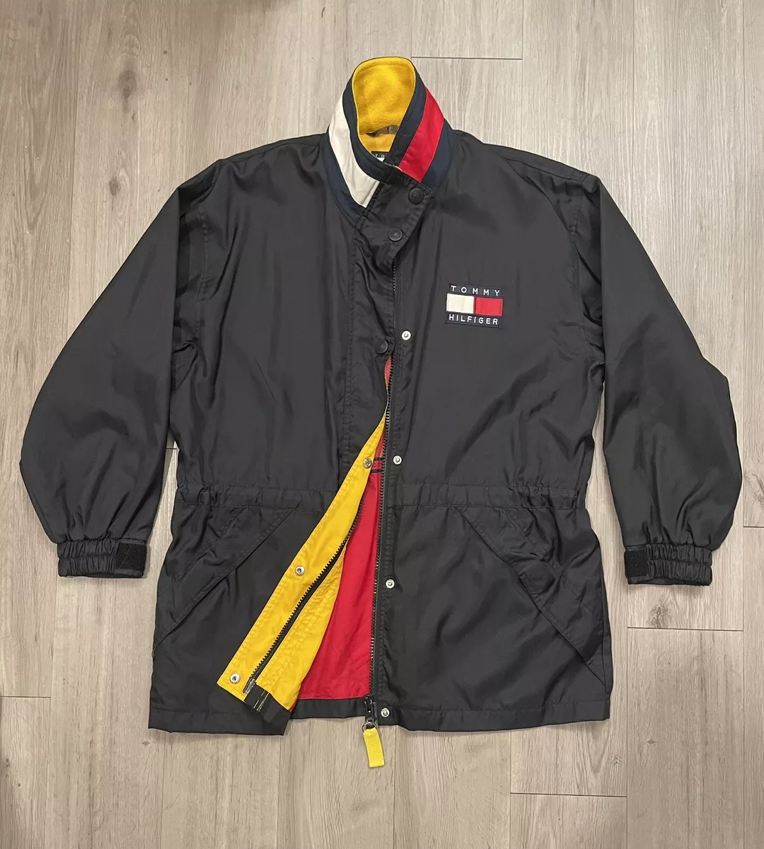 Mañana dieta preparar Vintage 80s 90s Tommy Hilfiger Sailing Jacket | eBay